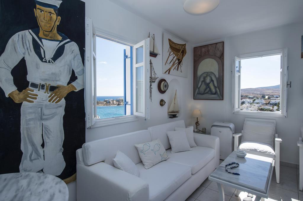 Aiolos Home With Private Veranda And Amazing Sea Views, Paros Piso Livadi Exterior photo